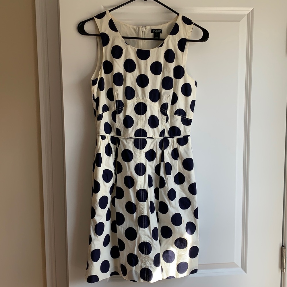 Jcrew Polka Dot Dress